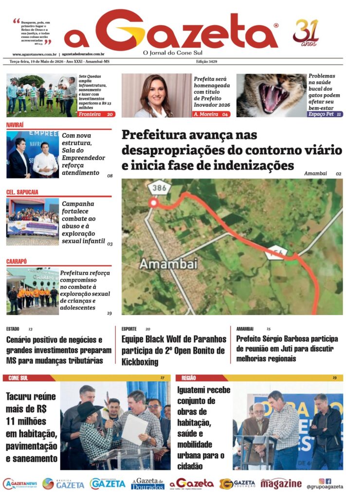 Jornal A Gazeta – Edição de 19 de maio de 2026