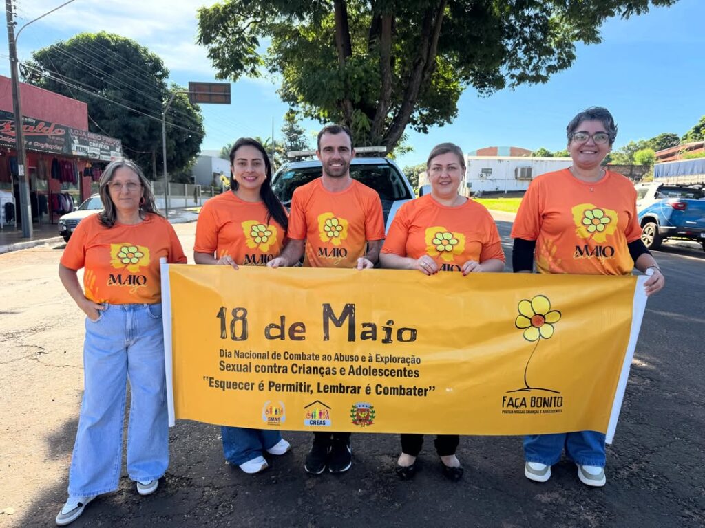 Mobilização em Tacuru reforça conscientização contra abuso e exploração sexual de crianças e adolescentes Mobilização em Tacuru reforça conscientização contra abuso e exploração sexual de crianças e adolescentes