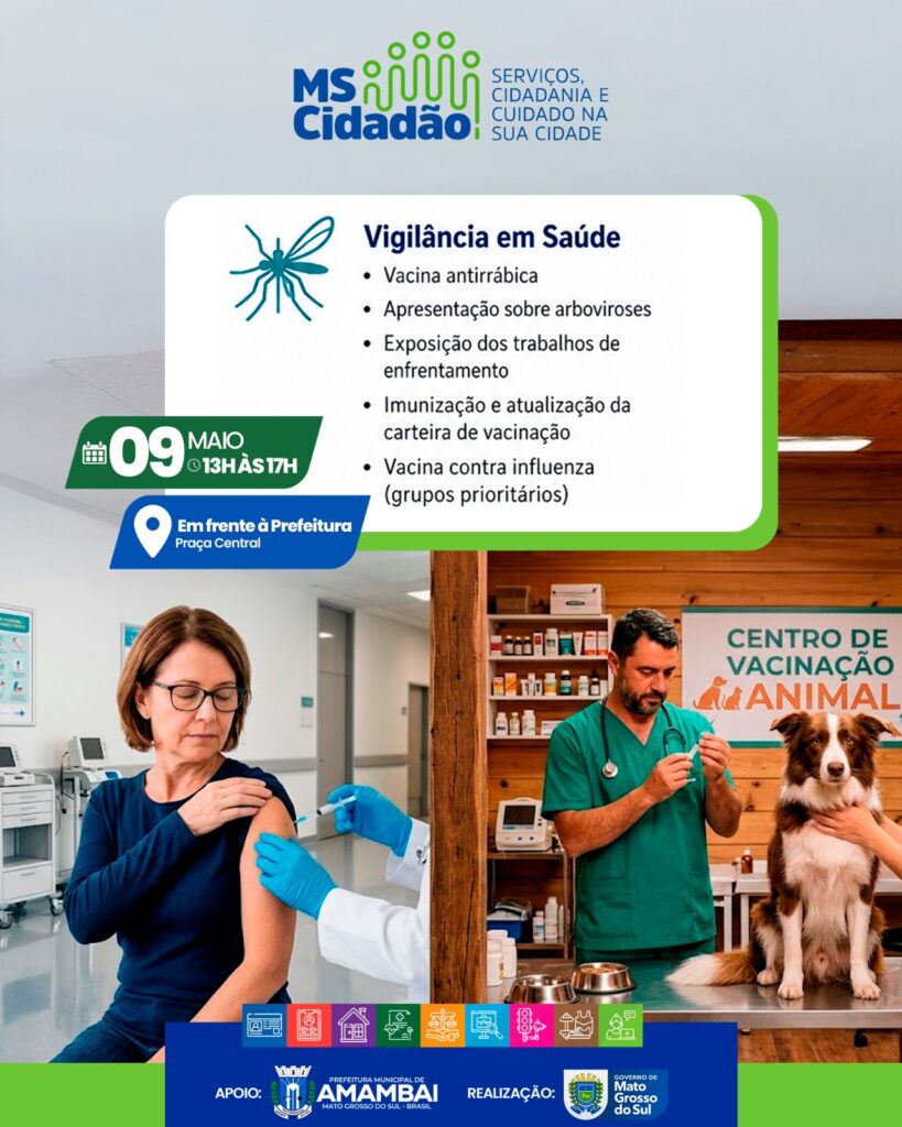 Prefeitura de Amambai levará ampla oferta de serviços ao MS Cidadão promovido pelo Governo do Estado de Mato Grosso do Sul