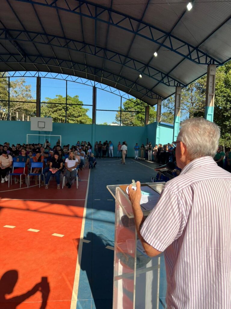 Entrega da reforma na Escola Profª Maria Bataglin Machado garante mais conforto e qualidade aos alunos em Amambai