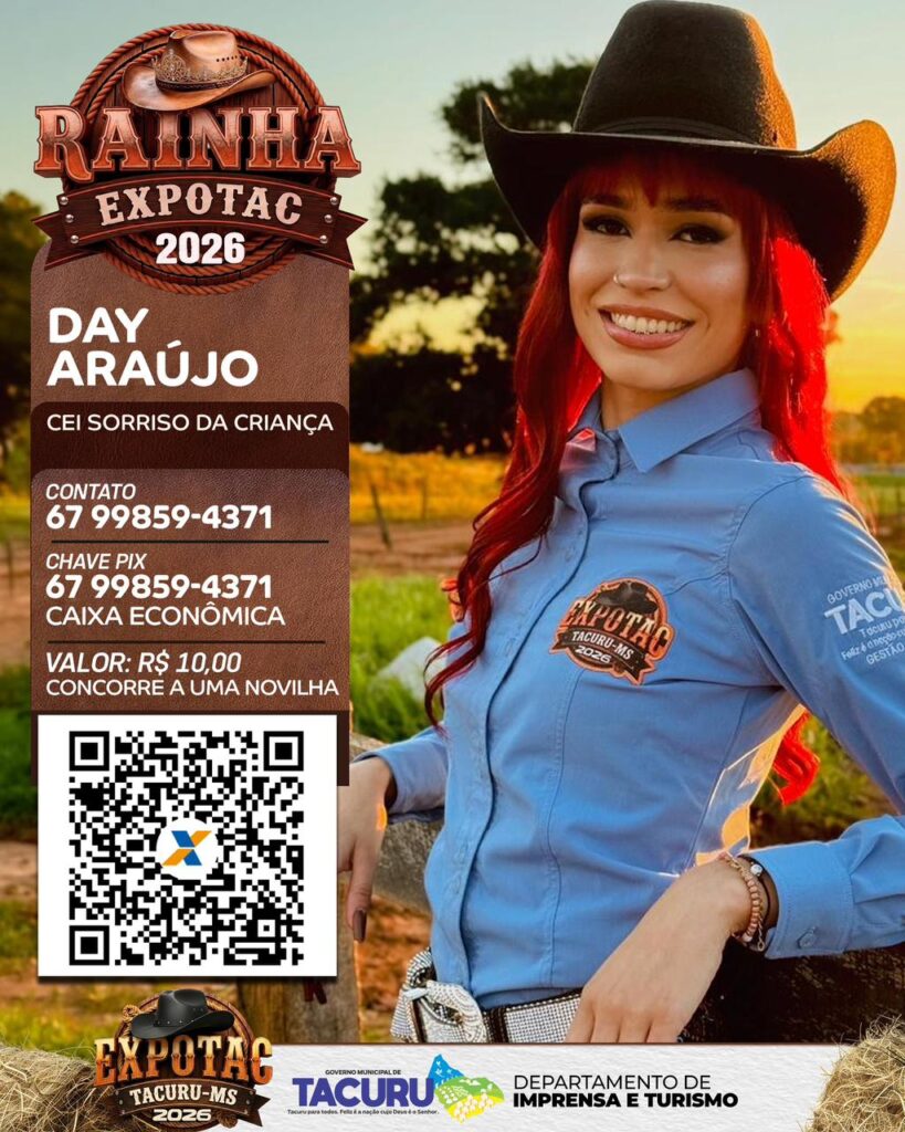Concurso Rainha EXPOTAC 2026 une beleza, solidariedade e apoio a instituições de Tacuru Concurso Rainha EXPOTAC 2026 une beleza, solidariedade e apoio a instituições de Tacuru