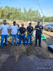 Polícia Civil incinera mais de 1,4 tonelada de drogas apreendidas na região de fronteira de Coronel Sapucaia