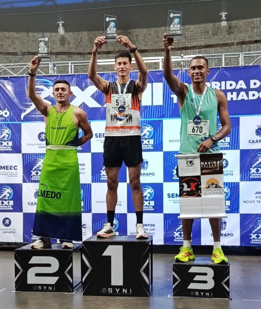 Atletismo de Coronel Sapucaia foi destaque em corridas pedestre em Aral Moreira e Caarapó