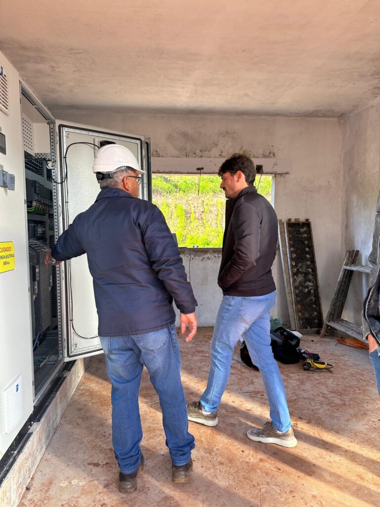 Em Itaquiraí, prefeito Thalles acompanha obras de reformas e visita Estação de Tratamento de Esgoto