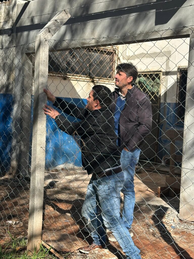 Em Itaquiraí, prefeito Thalles acompanha obras de reformas e visita Estação de Tratamento de Esgoto