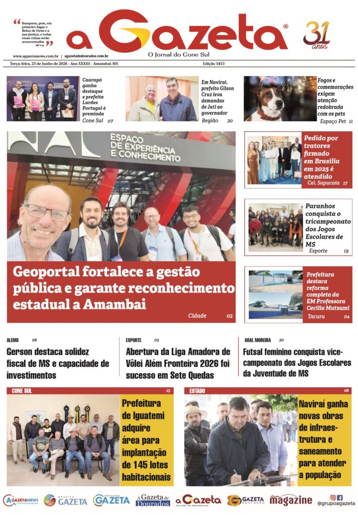 Jornal A Gazeta – Edição de 23 de junho de 2026