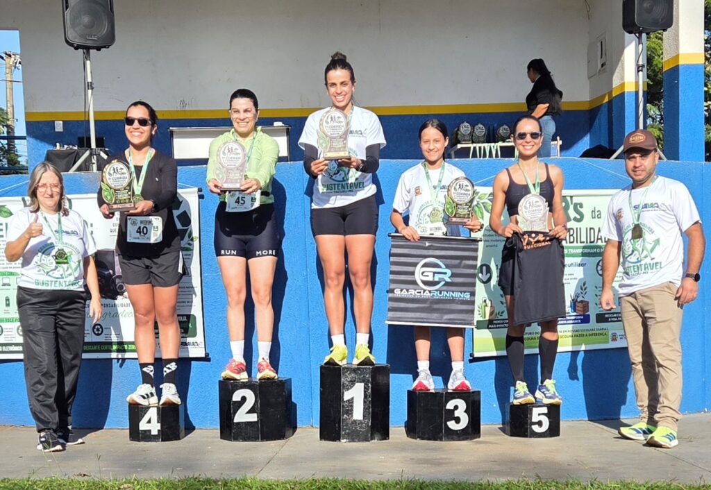 Atletas da equipe Garcia Running levam Amambai ao pódio em corrida pedestre em Tacuru
