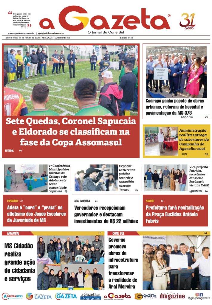 Jornal A Gazeta – Edição de 16 de junho de 2026