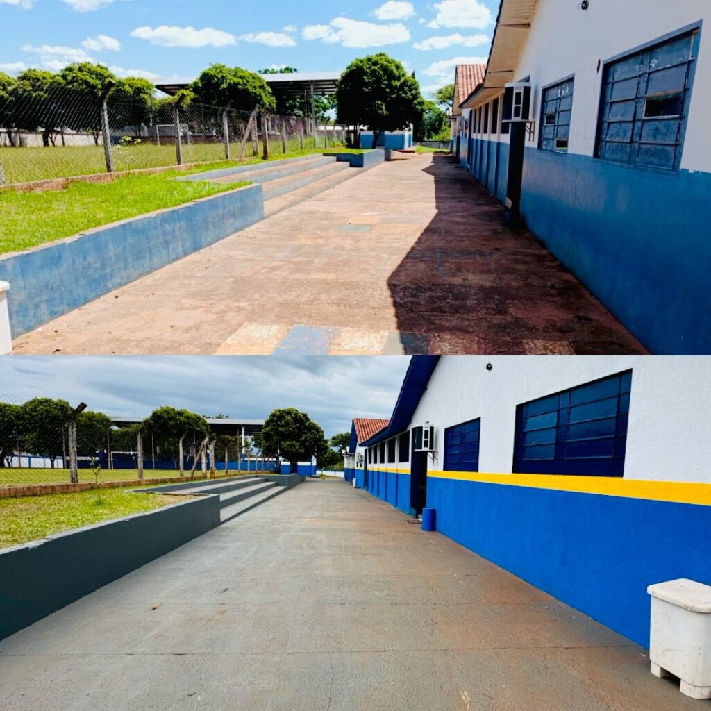 Prefeitura de Tacuru destaca reforma completa na Escola Municipal Professora Cecília Mutsumi Honda Perecin