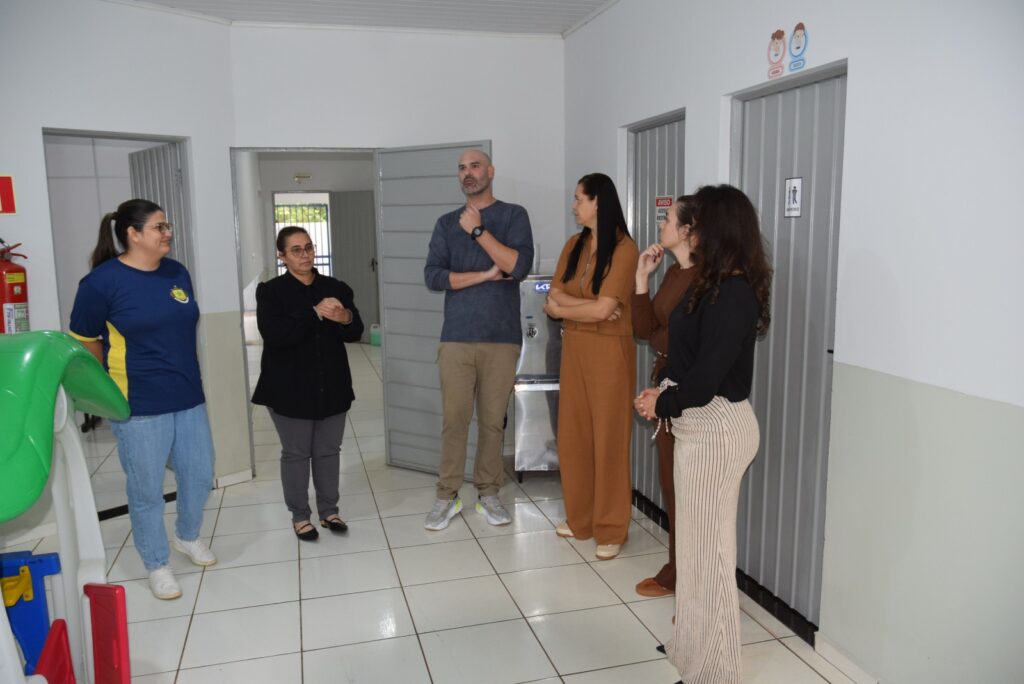 Iguatemi: Vice-prefeita Patrícia, secretário de Saúde Janssen e secretária de Educação Rosângela visitam Centro de Atendimento Educacional Especializado