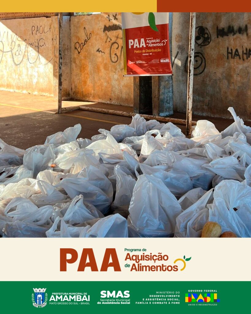 PAA Indígena beneficia 350 famílias com entrega de alimentos na Aldeia Amambai