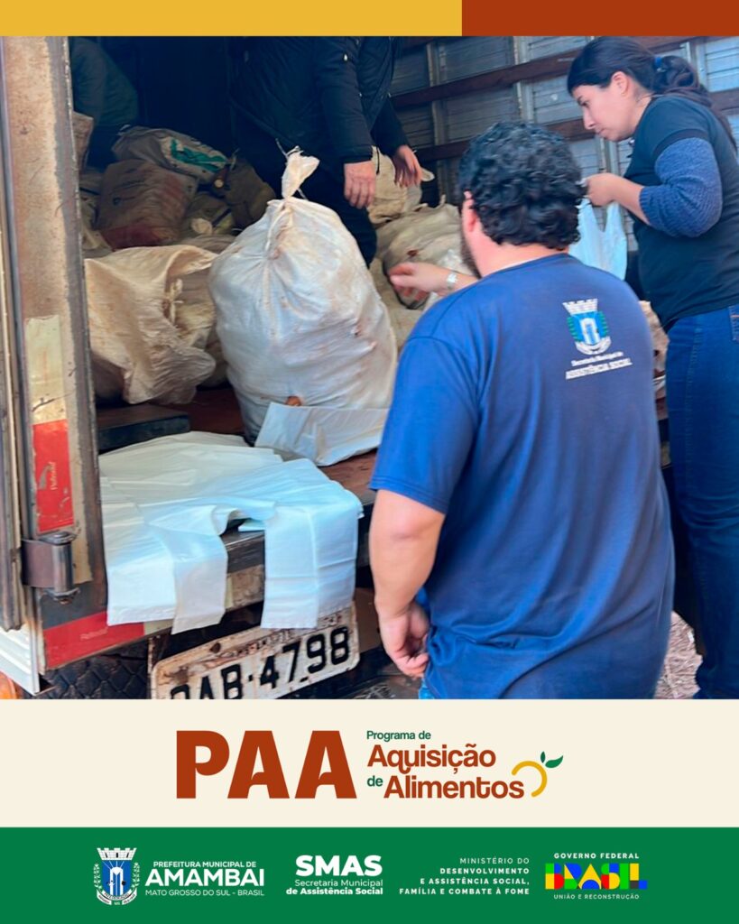 PAA Indígena beneficia 350 famílias com entrega de alimentos na Aldeia Amambai
