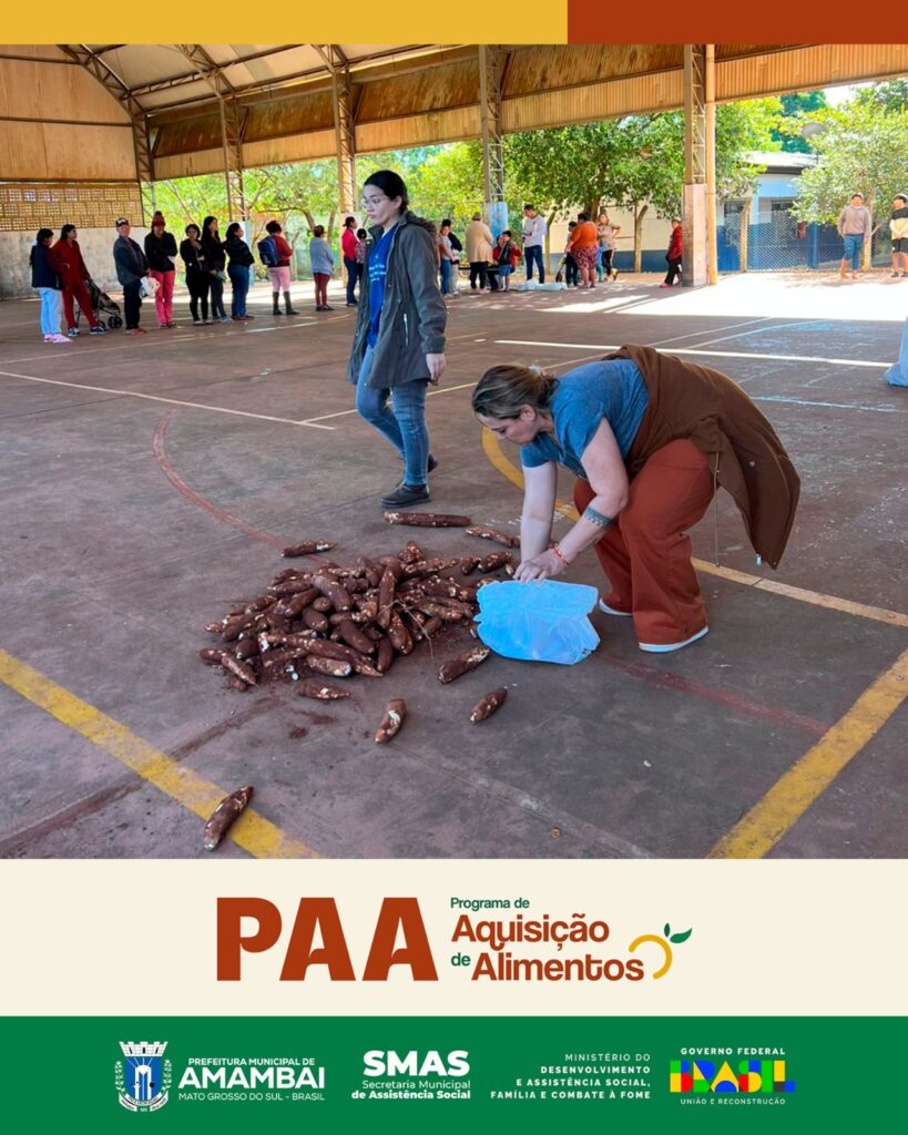 PAA Indígena beneficia 350 famílias com entrega de alimentos na Aldeia Amambai