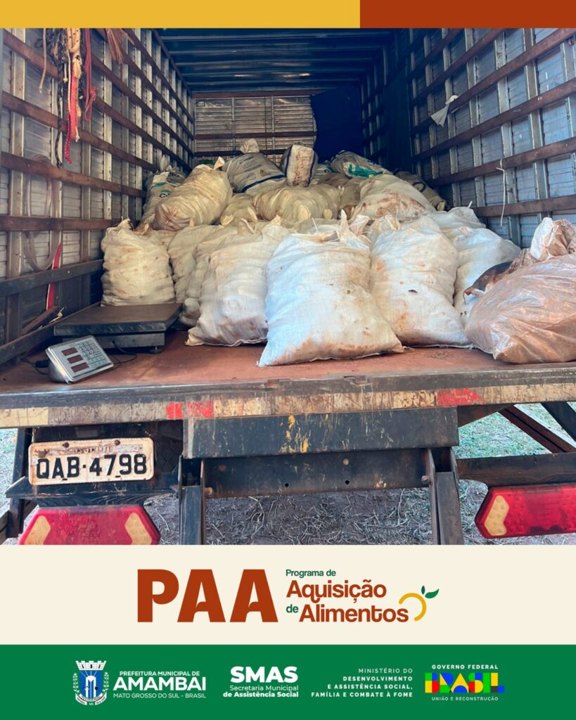PAA Indígena beneficia 350 famílias com entrega de alimentos na Aldeia Amambai