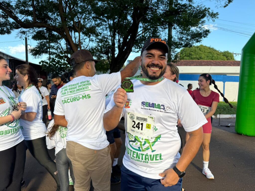 1ª Corrida e Caminhada Sustentável reúne atletas e incentiva ações ambientais e solidárias em Tacuru