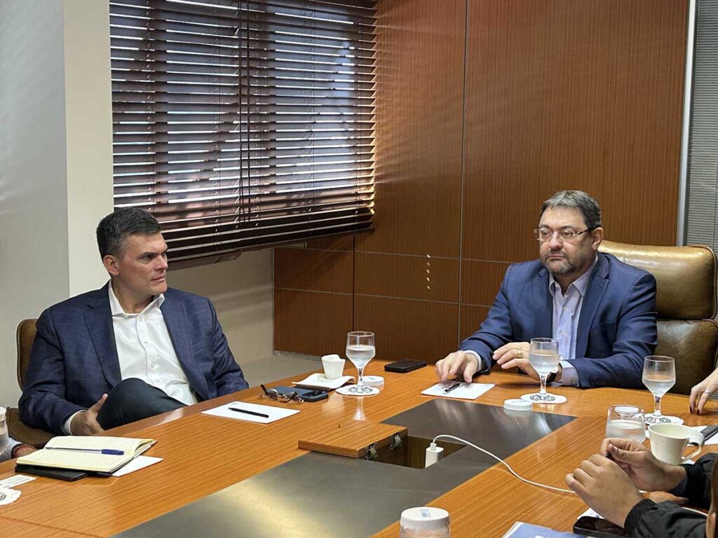 Em reunião estratégica, Fiems e Fiero discutem boas práticas de desenvolvimento sustentável