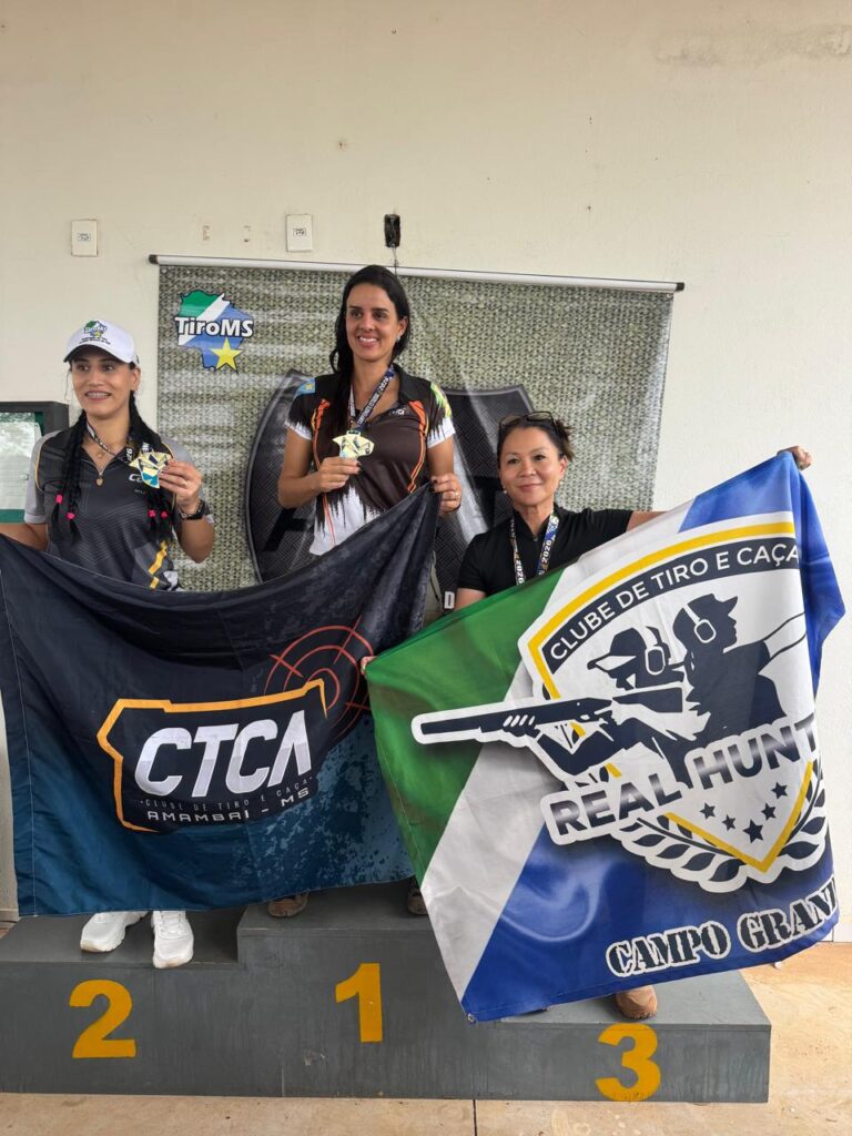 Com vários pódios conquistados, equipe de tiro de Amambai é destaque no Estadual em Anastácio