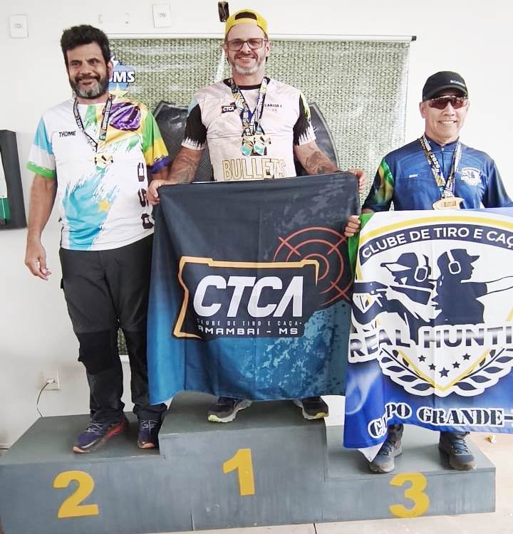 Com vários pódios conquistados, equipe de tiro de Amambai é destaque no Estadual em Anastácio