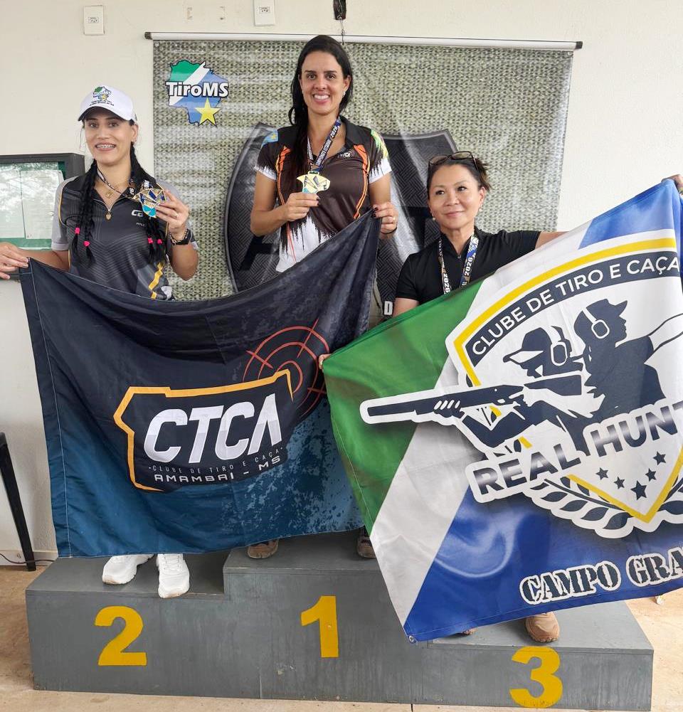 Com vários pódios conquistados, equipe de tiro de Amambai é destaque no Estadual em Anastácio