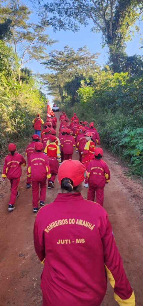 Juti realiza com sucesso a 2ª Marcha do Projeto Bombeiros do Amanhã