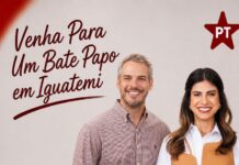 Tiago Botelho e Camila Jara promovem bate-papo político em Iguatemi neste sábado (11)