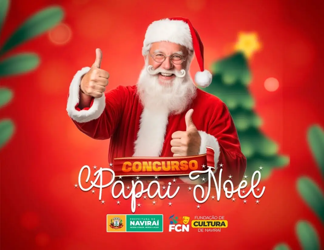 Naviraí: Concurso de Papai Noel nos Bairros acontece nesta quinta na Praça Euclides Fabris