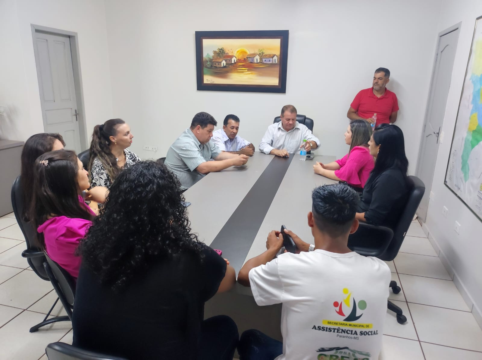 Prefeito recebe conselheiros tutelares eleitos para o período 2024-2027 em Paranhos