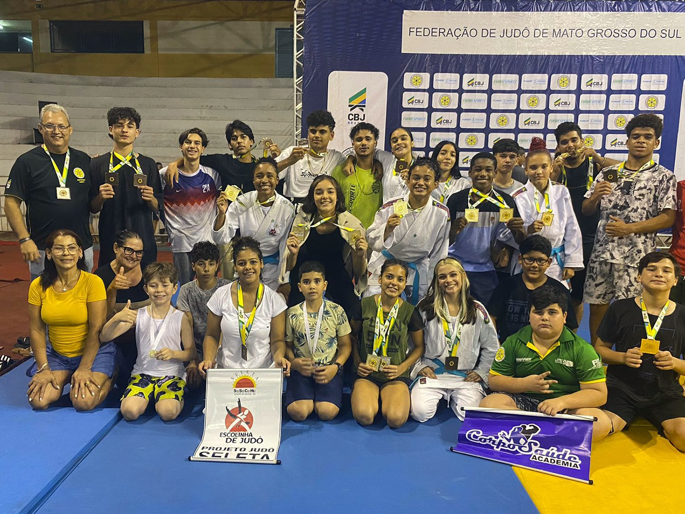 Seleção de Naviraí conquista medalhas na Copa MS Incentivo de Judô 2023