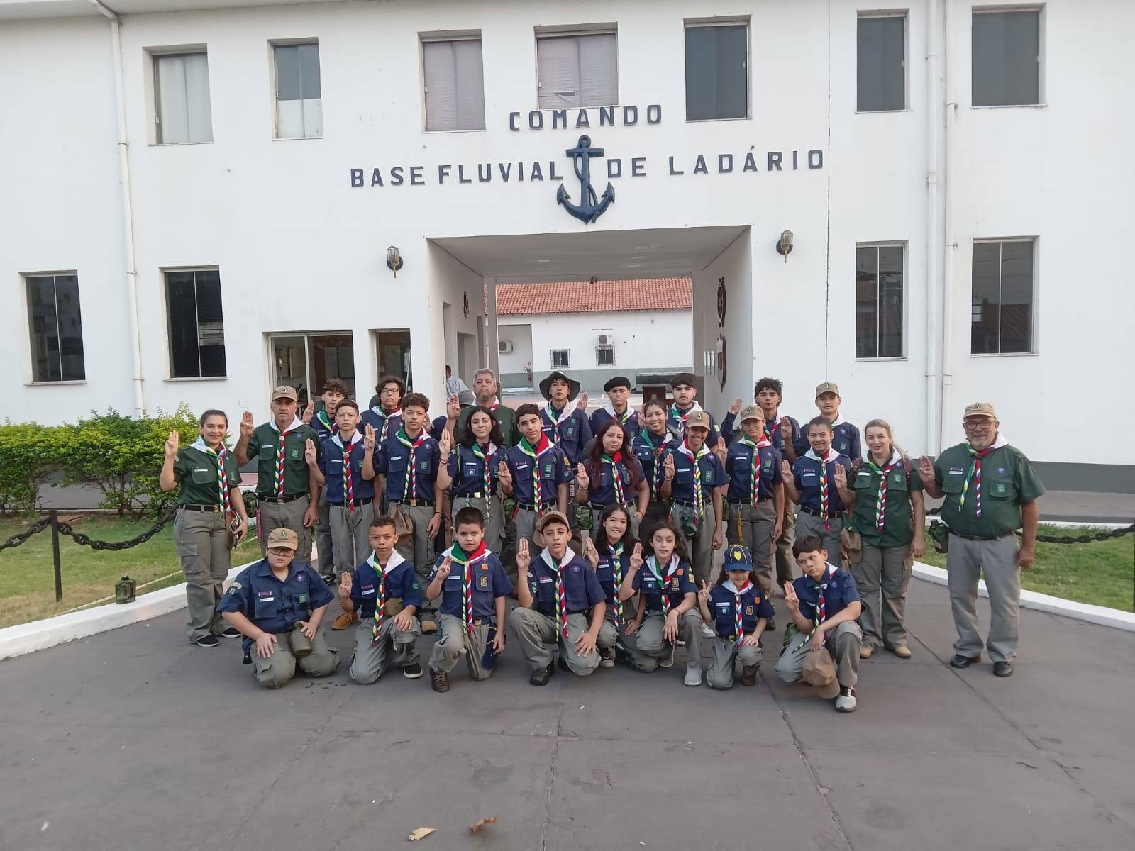 Grupo Escoteiro Binacional Badocaia participou do Grande Jogo Naval de 2023