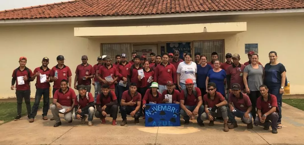 Secretaria de Saúde de Amambai promove ação do Novembro Azul para cooperados da COOPERCICLA