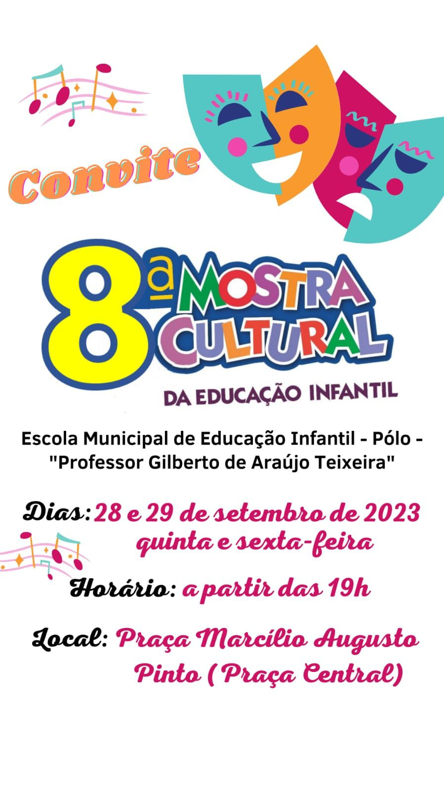 Secretaria de Educação promoverá a 8ª Mostra Cultural da Educação Infantil em setembro em Iguatemi