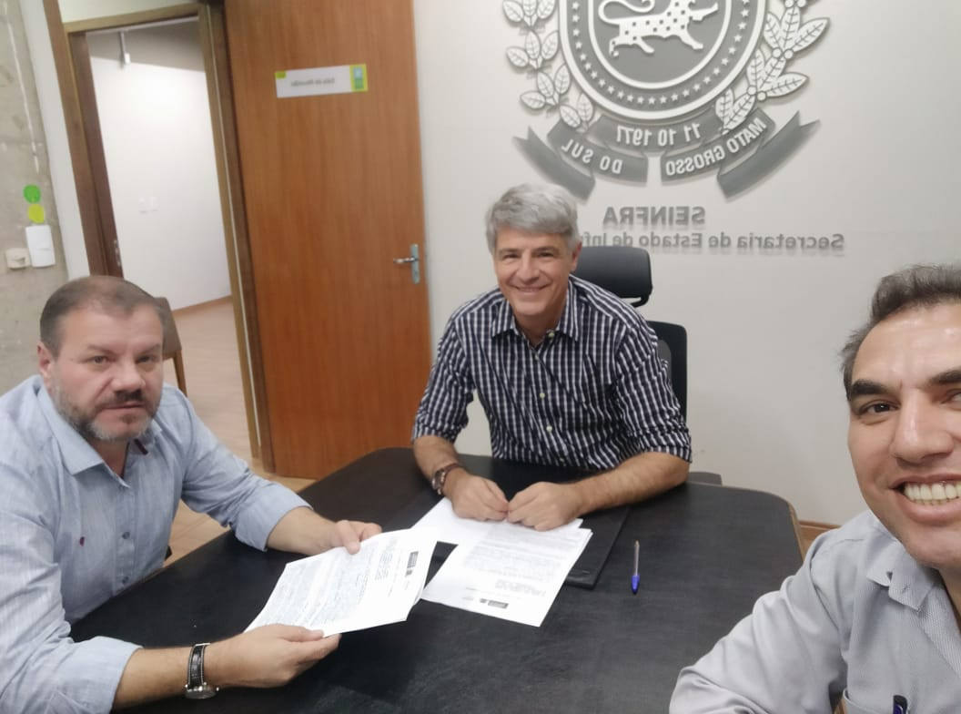 Prefeito de Paranhos Donizete Viaro cumpre agenda de trabalho na Capital do Estado