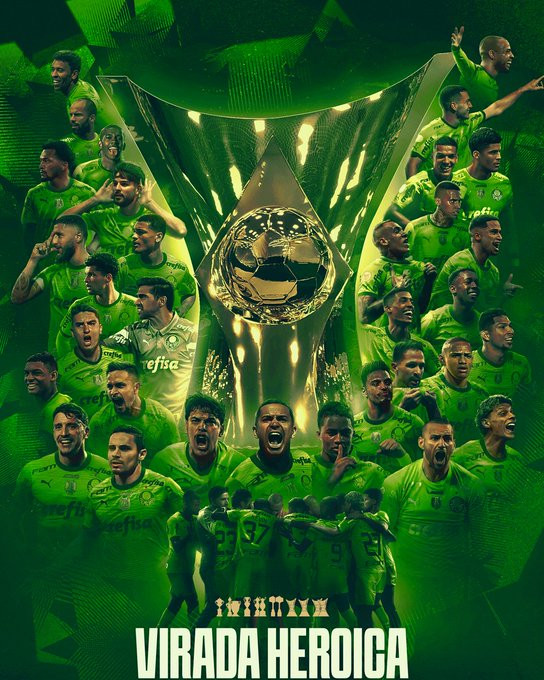 Palmeiras conquista o 12º Campeonato Brasileiro de sua história