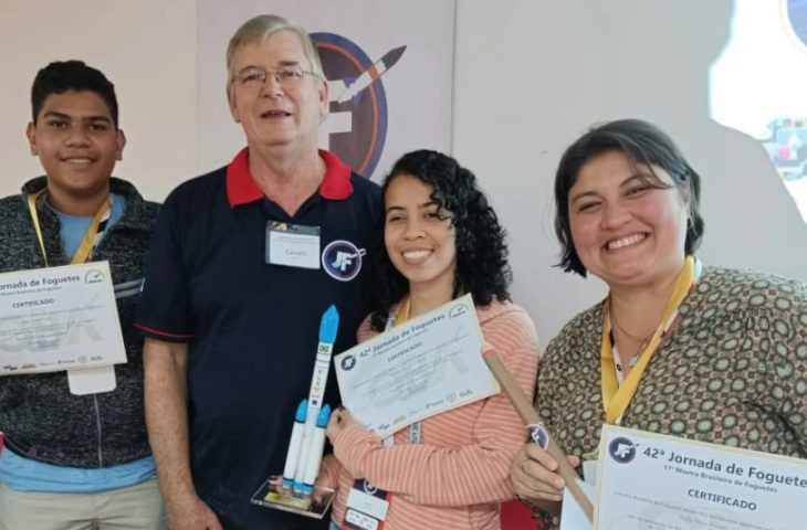 Com inovação e determinação, estudantes de escola estadual de MS vencem categoria da 42ª Jornada de Foguetes