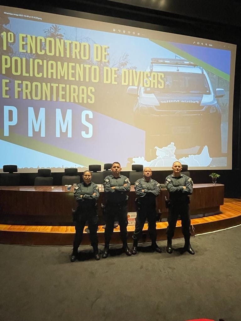 Patrulha Rural de Amambai participa do 1º Encontro de Policiamento de Divisas e Fronteiras da PMMS
