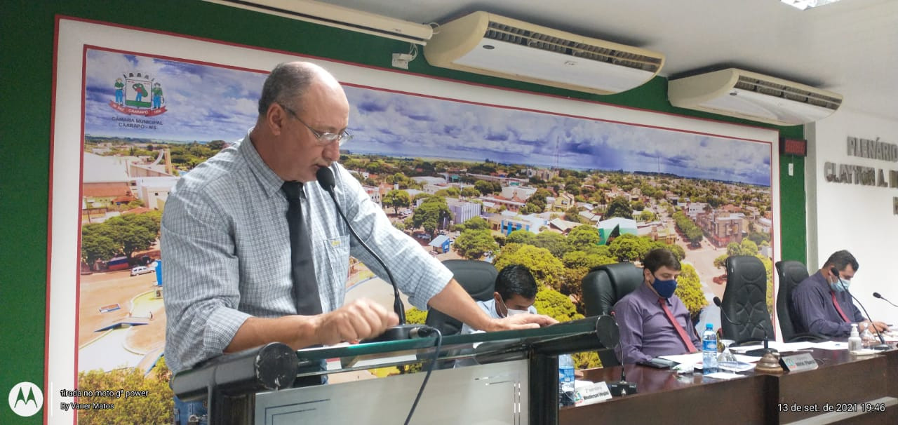 Luiz Macarrão apresenta demandas da população ao Legislativo em Caarapó