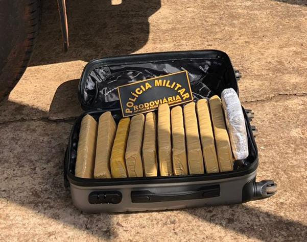 PMR apreende carga de maconha, em Amambai, durante Operação Corpus Christi