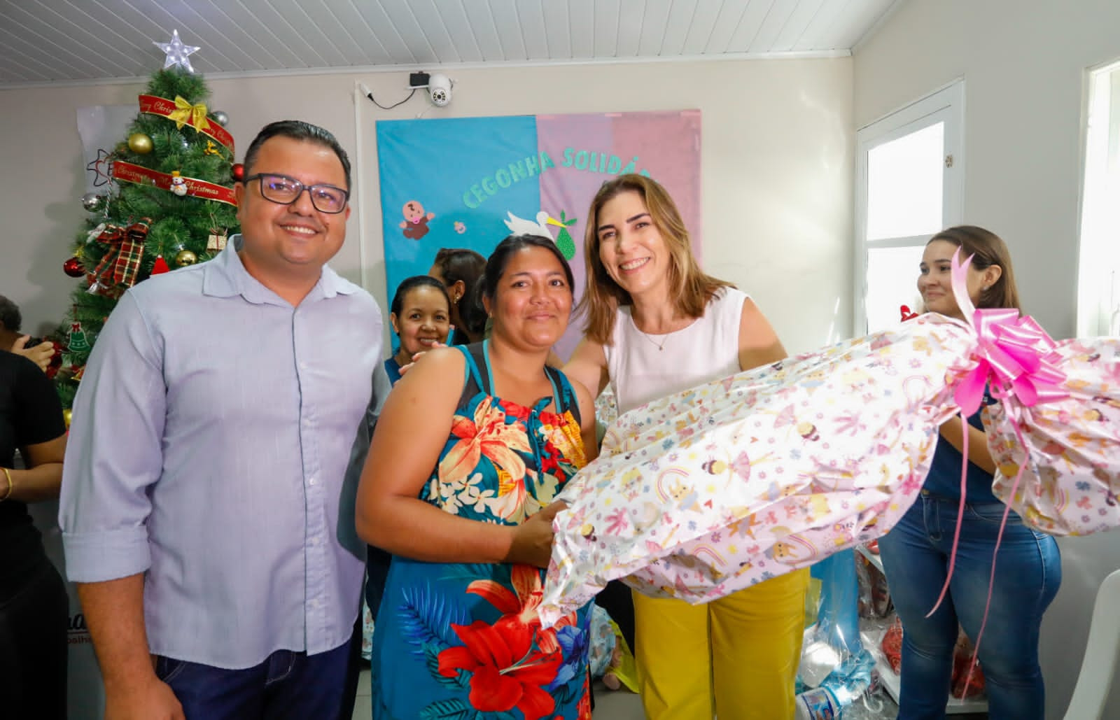 Mônica Riedel participa do encerramento do Projeto Cegonha nas Moreninhas na Capital