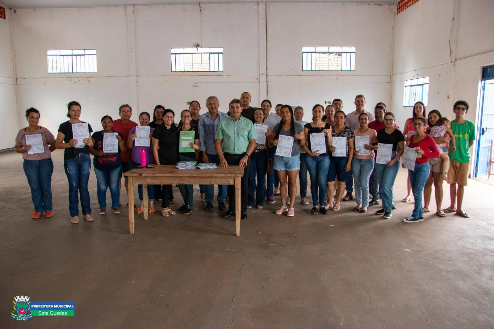 Prefeitura de Sete Quedas realizou a entrega do HABITE-SE