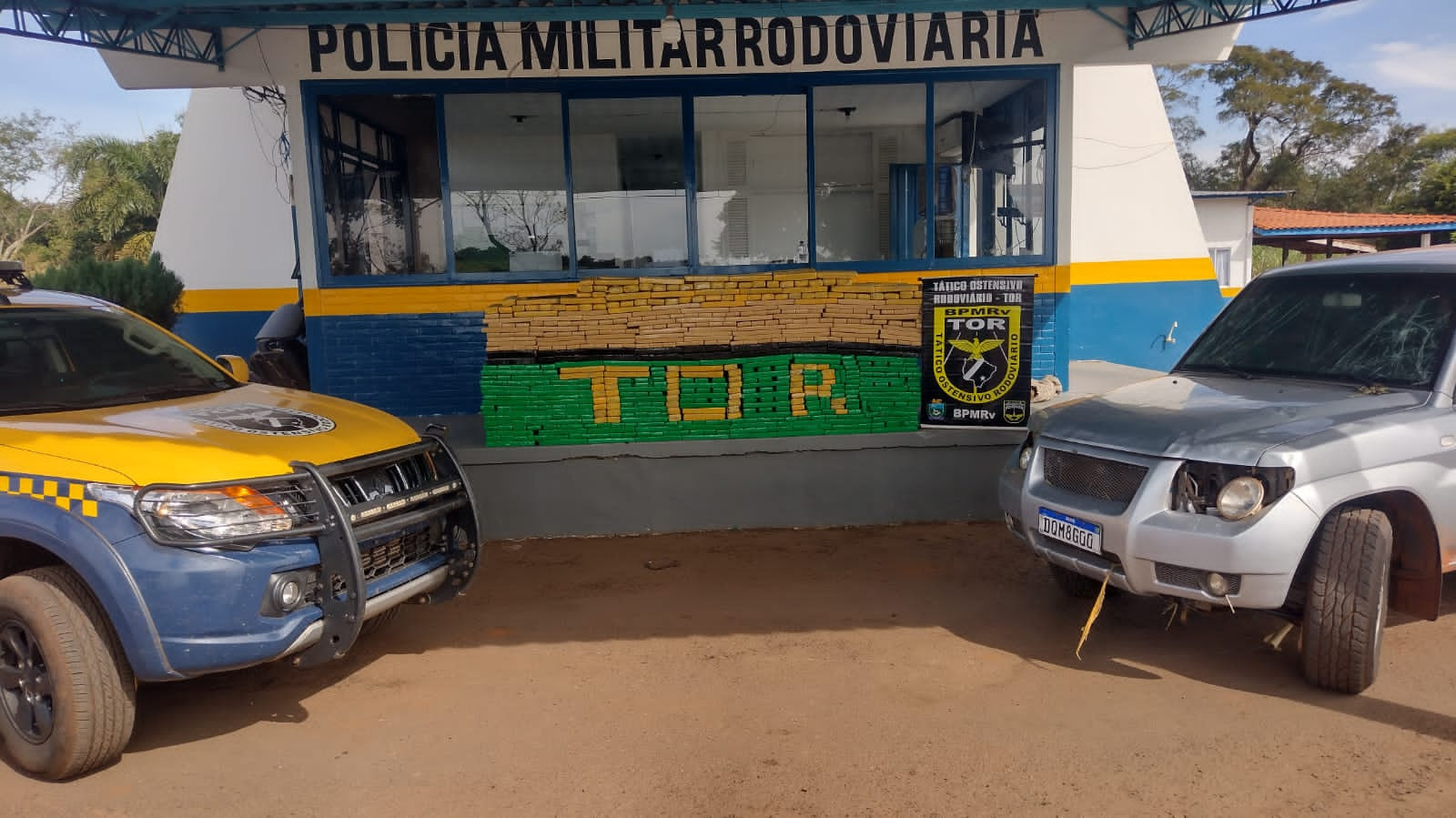 Polícia Militar Rodoviária apreende 600 kg de maconha, na MS 386, em Amambai