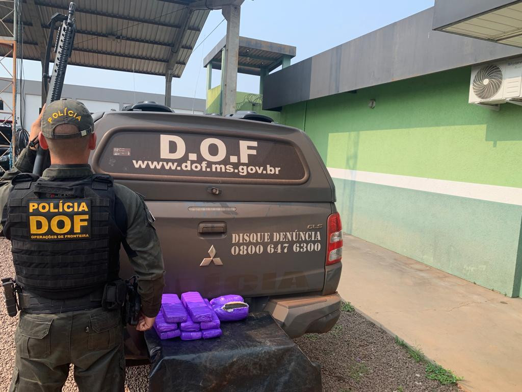 DOF apreende em Iguatemi maconha e haxixe que seriam entregues em São Paulo
