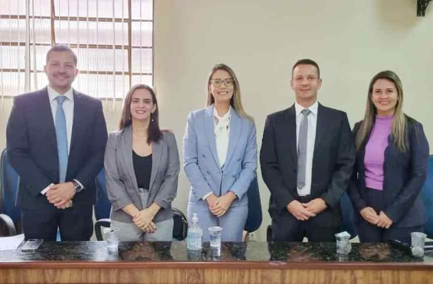 Presidente da Câmara vereadora Lígia Borges representa Legislativo na posse de nova promotora de Justiça em Amambai
