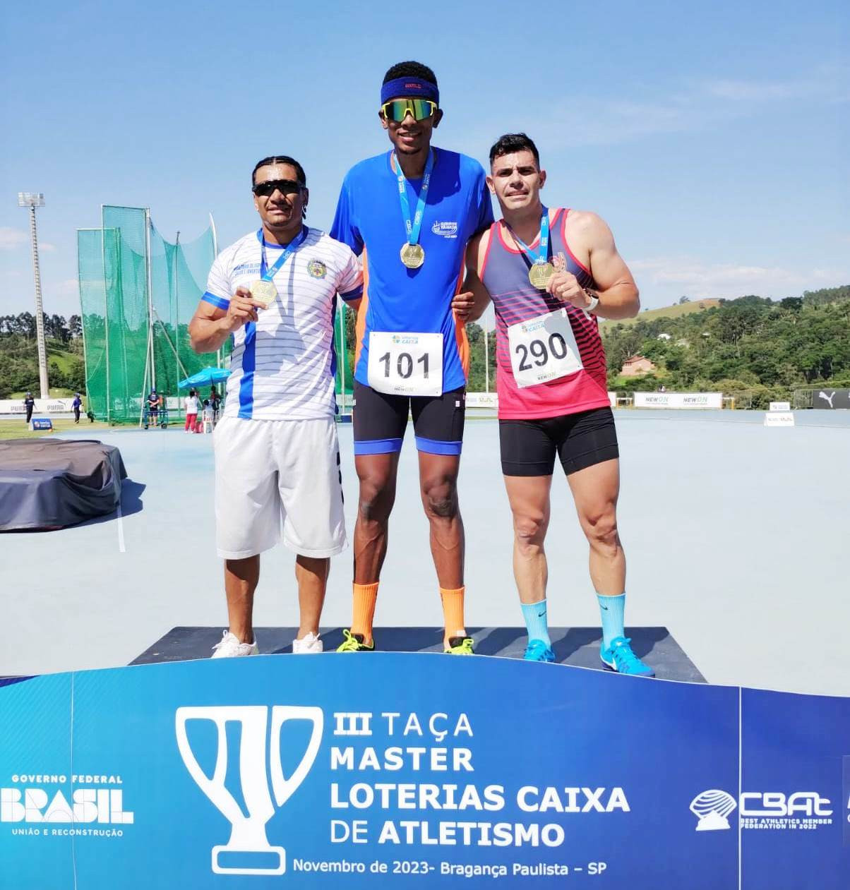 Atleta de Amambai é bicampeão brasileiro máster da prova dos 400 metros com barreira