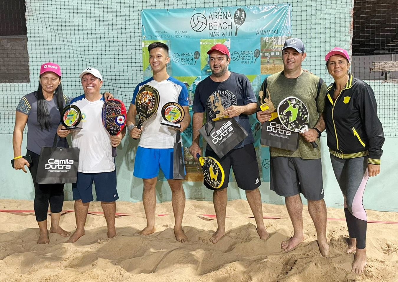 1º Circuito Mari & Lu de Beach Tennis teve abertura no final de semana em Amambai