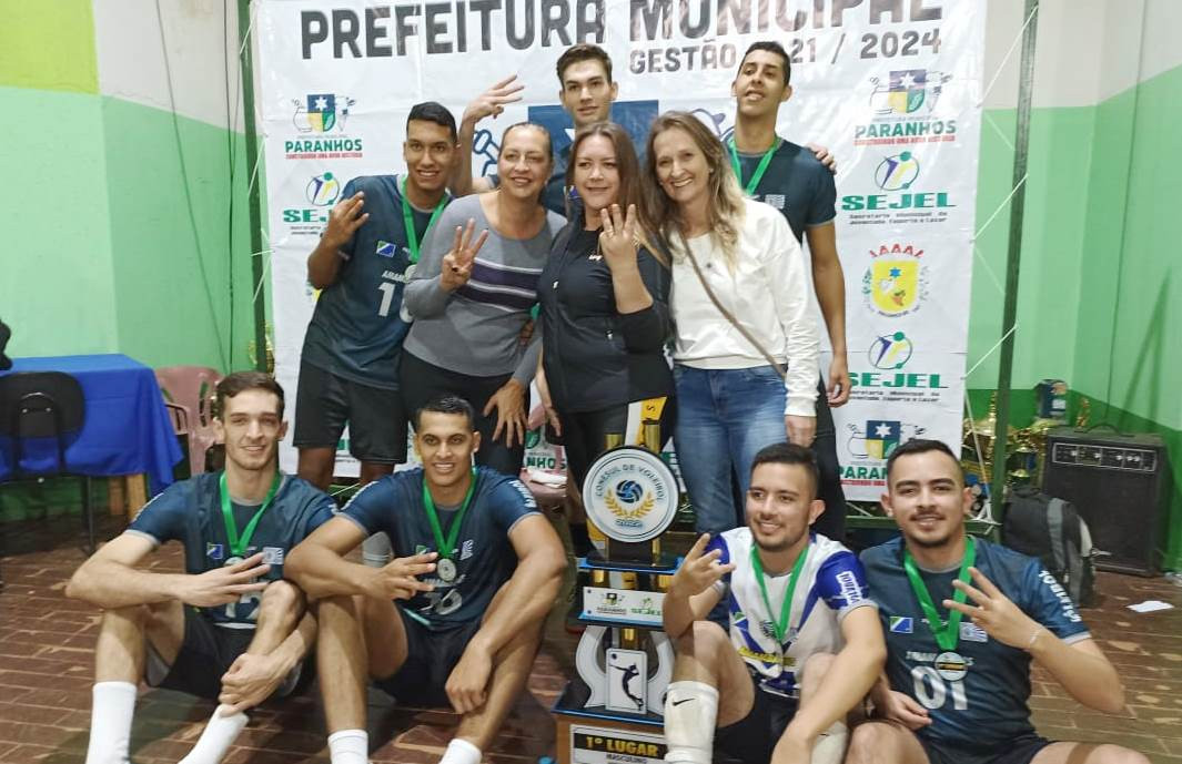 Voleibol masculino de Amambai é tricampeão do Conesul