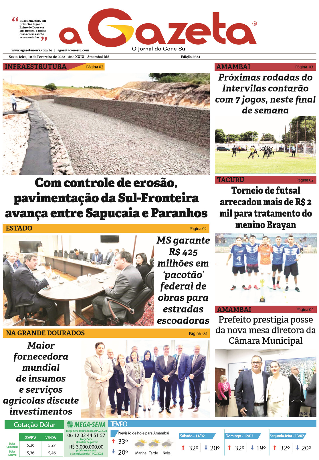 Confira a edição digital do jornal impresso A Gazeta desta sexta-feira, dia 10
