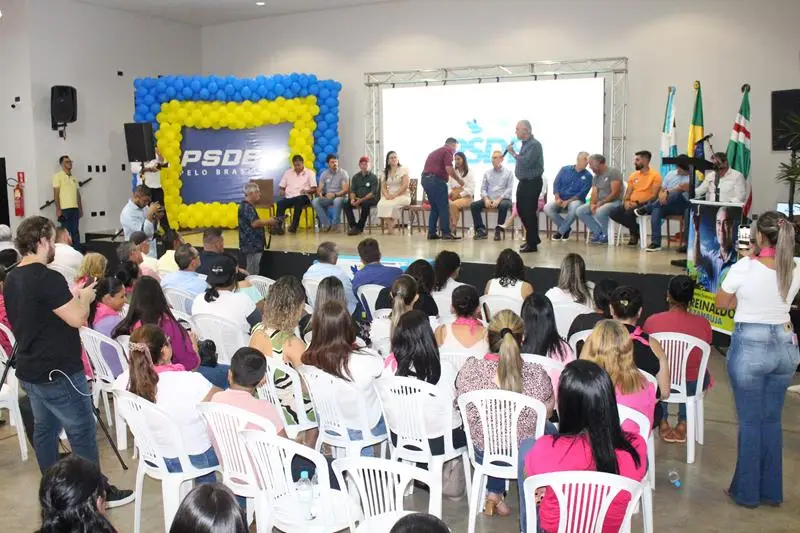 Ato de filiação do PSDB em Aral Moreira