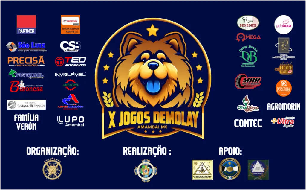 10ª edição dos Jogos DeMolay acontece em Amambai nos dias 17, 18 e 19 de maio 10ª edição dos Jogos DeMolay acontece em Amambai nos dias 17, 18 e 19 de maio