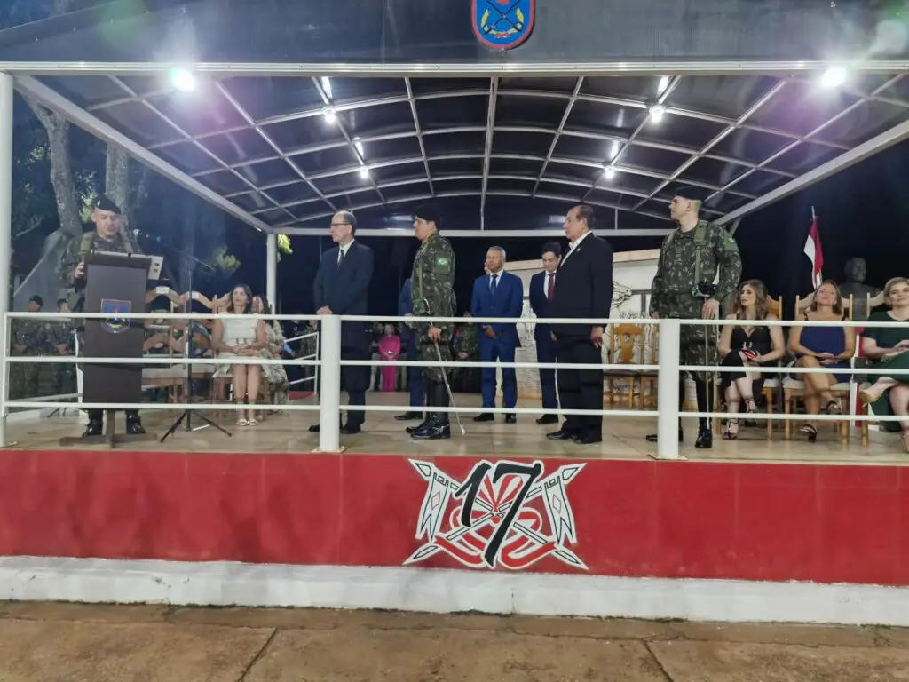 Pedro Augusto da Cas Porto assume o comando do 17º RC Mec em Amambai Pedro Augusto da Cas Porto assume o comando do 17º RC Mec em Amambai