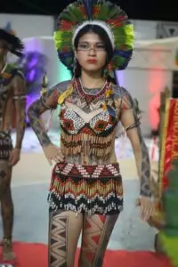 Katiely e Iarle são eleitos Miss e Mister Aldeia Amambai 2025